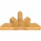 Ekena Millwork Saratoga Rough Sawn Timber Gable Bracket, Western Red Cedar, 48"W x 28"H x 6"D x 6"F, 14/12 Pitch GBW048X28X0606SAR00RWR - alternate 5